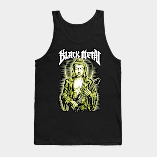 Buddha of Black Metal: Awaken the Spirits with Guitar Shred! Tank Top